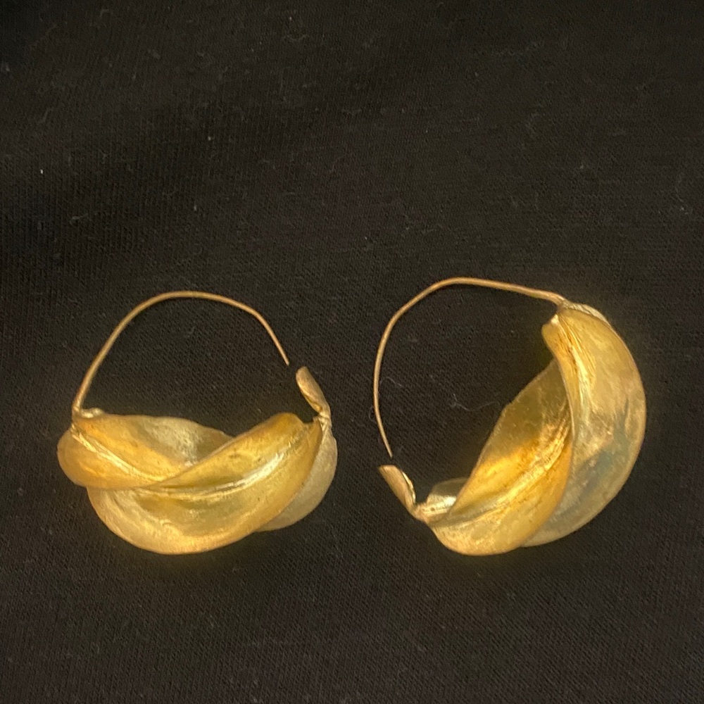 Brass Fulani Earrings 2 inches